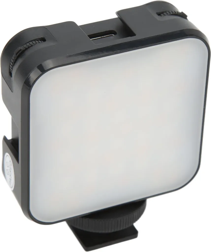 Luce video RGB, telecamera portatile a LED, colore pieno a 360°, 2500-9000 K, fotografia, 2000 mAh, ricaricabile, con 3 attacchi cold shoe