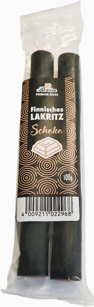 Rexim Premium Sticks Finnisches Lakritz Schoko 100g Produktbild 