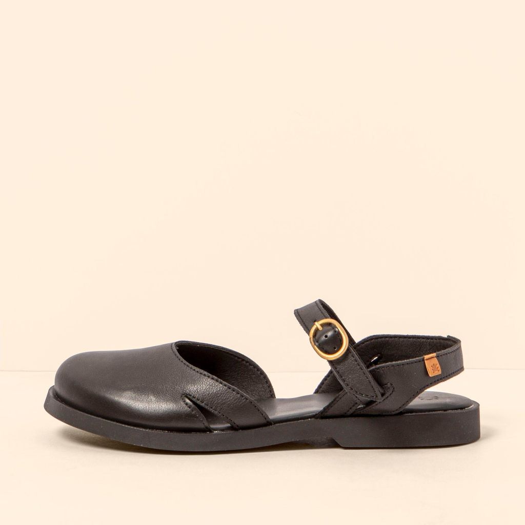 El Naturalista Sandalen Damen N5874 SOFT NAPPA BLACK/ ARENISCA Farbe Schwarz