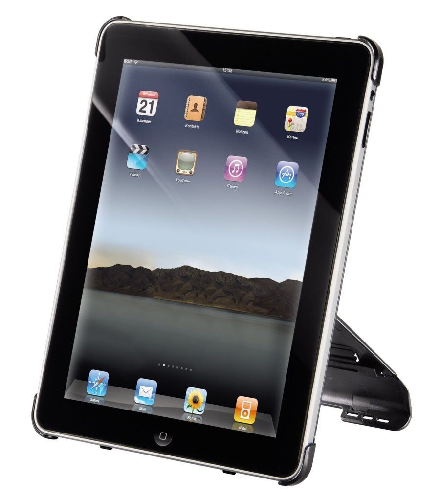 Cover mit 2 Krallen Rasterplattensystem für Apple iPad 2/3/4