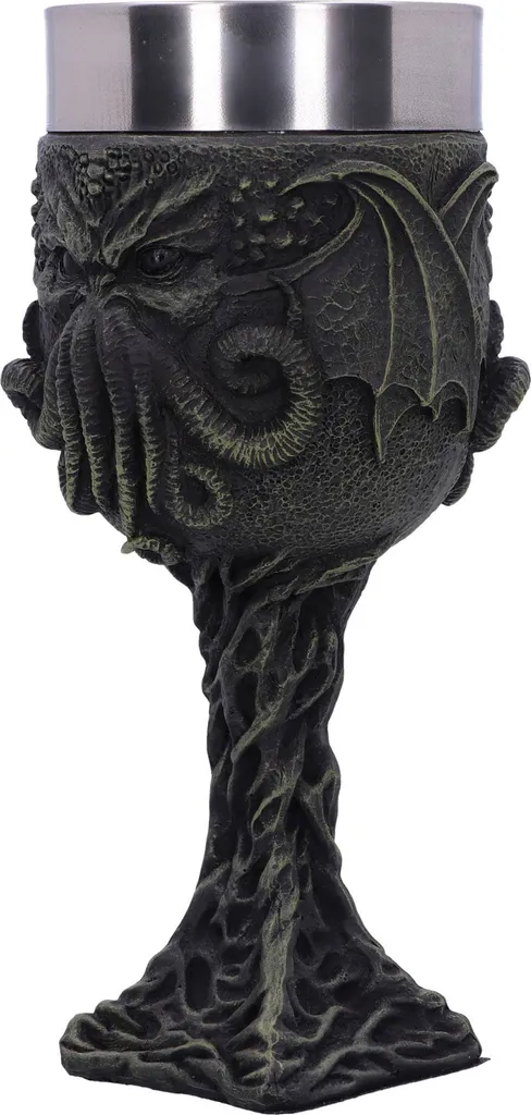 Kelch Cthulhu 17 cm sculpté à la main - Détails haute précision - 2