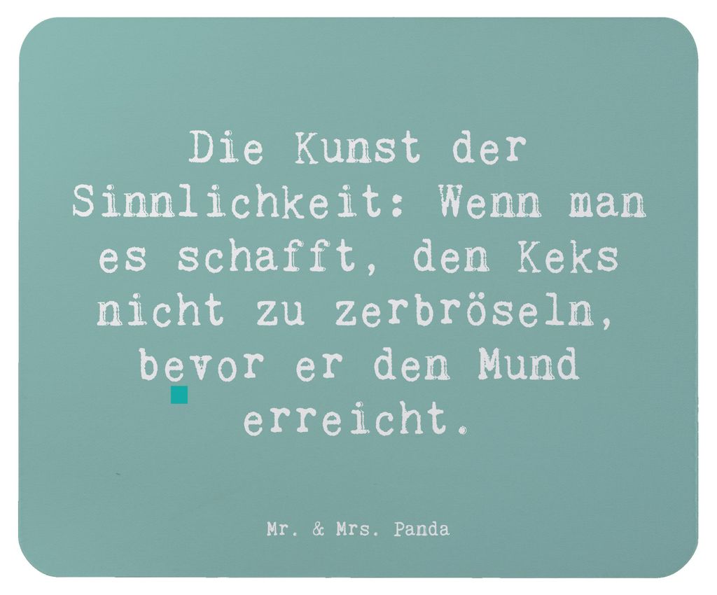 Mr. & Mrs. Panda Mauspad Spruch Kunst der Sinnlichkeit - Produktbild 