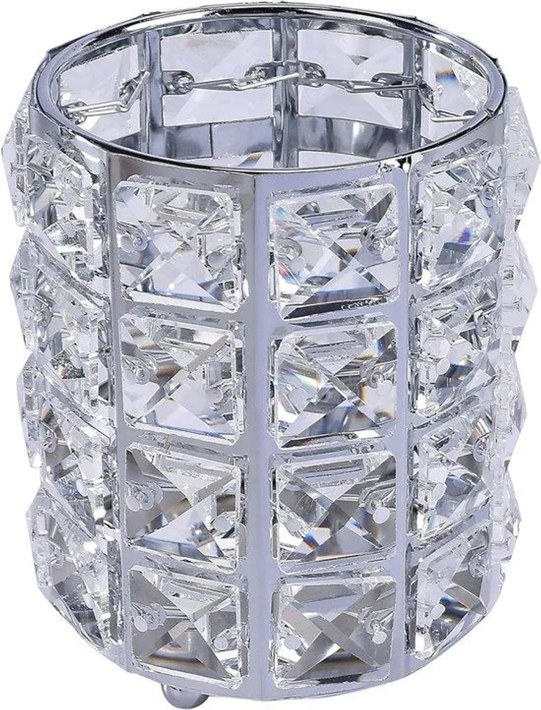 Fini le désordre : Porte-pinceaux maquillage en cristal pour rangement