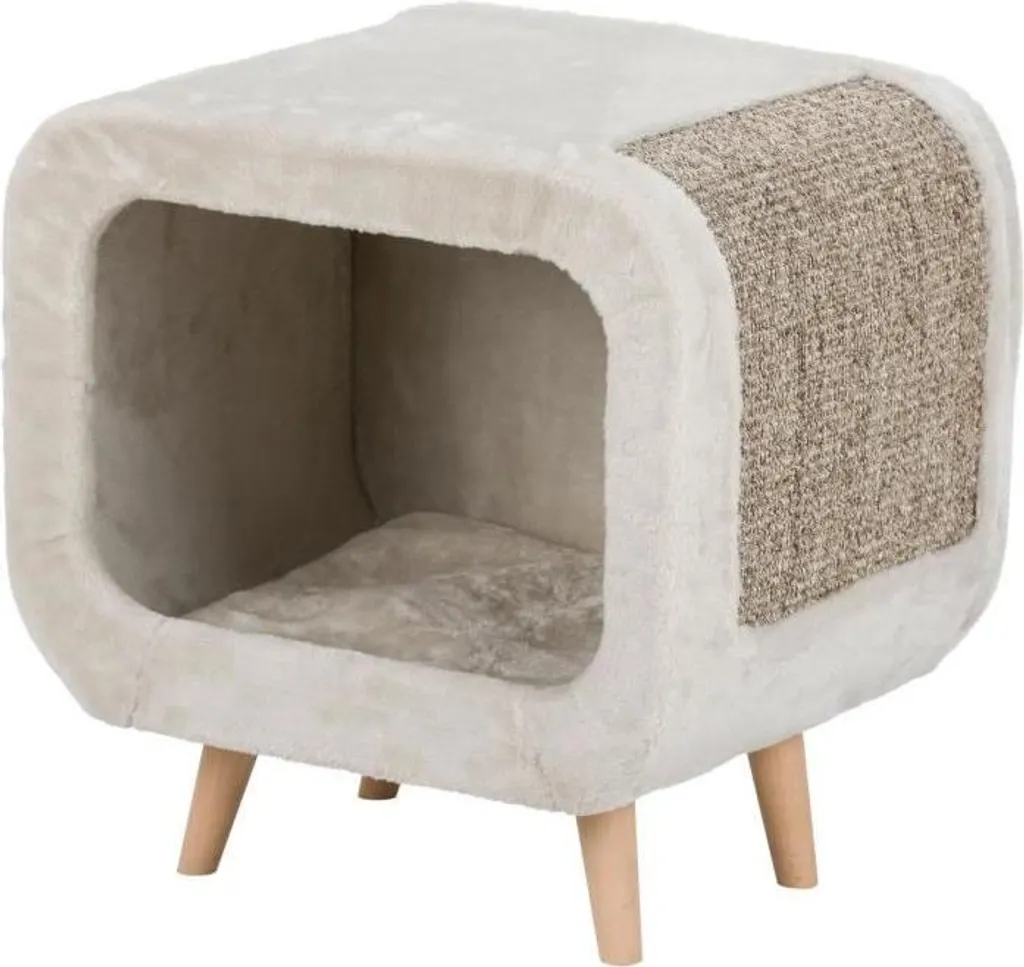 TRIXIE Alicia Cuccia per Gatti: Design con Piedini in Legno e Comfort