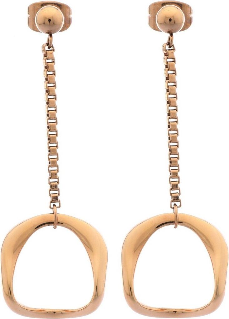 Misaki Damen Ohrring Ohrstecker rotgold VAGUES QCREVAGUES Produktbild 