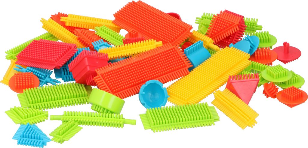 Eddy Toys Igelblöcke – 58 Teile – Borstenblöcke – Nopper – Produktbild 