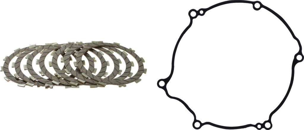 Kupplung Reibscheiben und Dichtung für Kawasaki KX 125 M Baujahr 2003-2008 - Neu