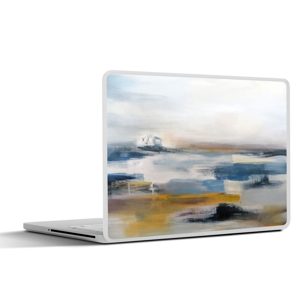 MuchoWow Laptop Aufkleber Sticker Cover Ölgemälde - Abstrakt 36.5x27.5 cm - Laptop-Sticker