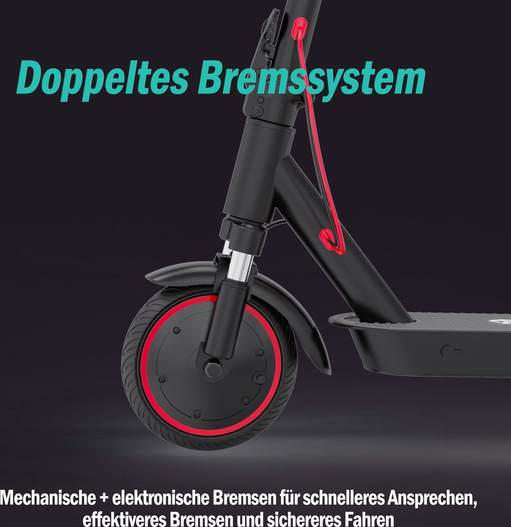 8.5 Zoll E Scooter mit Straßenzulassung Max.30km Produktbild 3