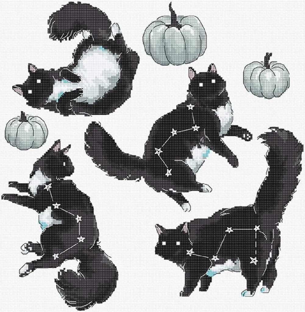 Réussir sa Broderie Chat facilement avec le Kit Complet Letistitch