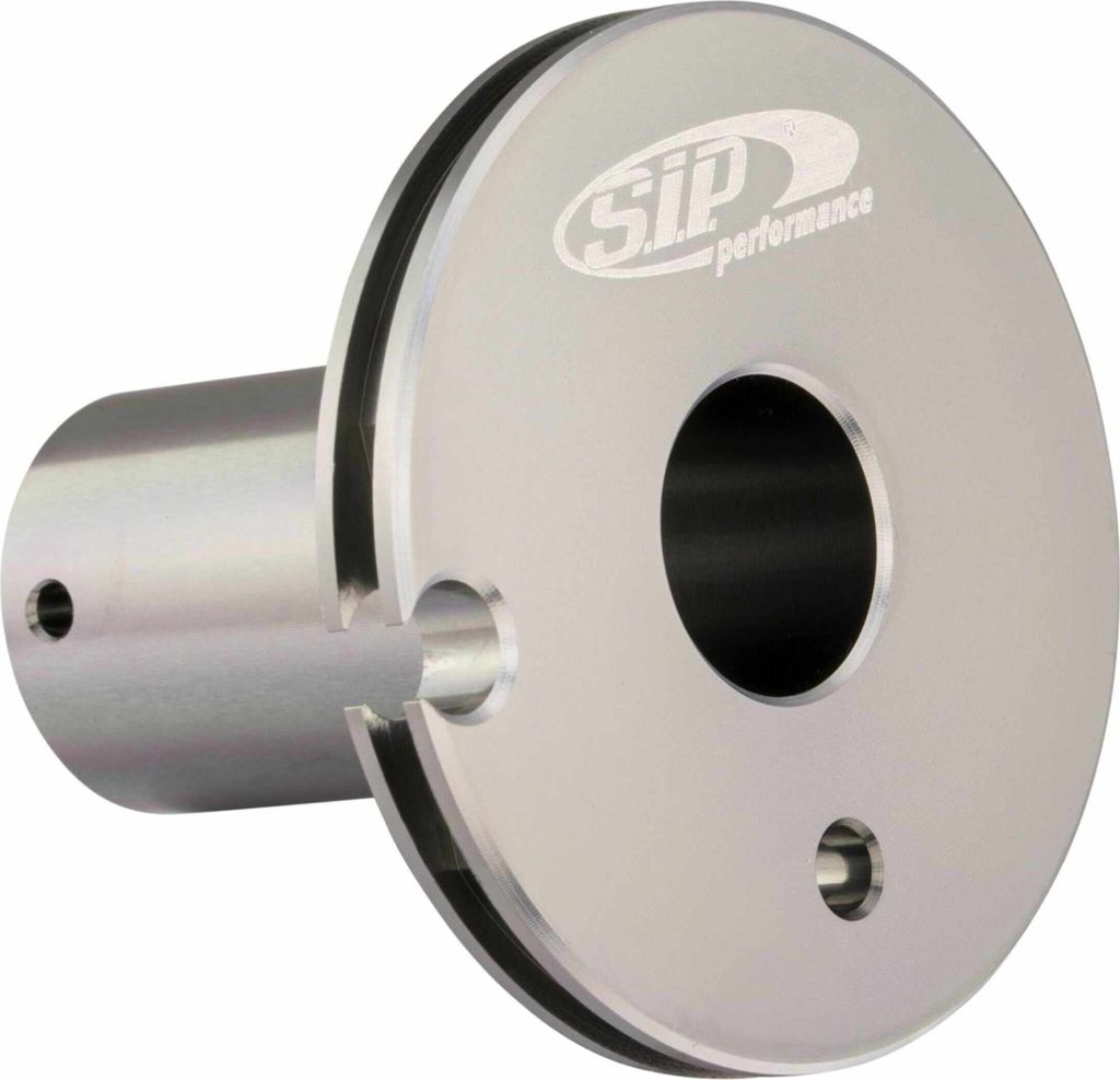 SIP Quick Throttle Pulley 47 mm CNC-gefräst Kurzhub anodisiert Titan