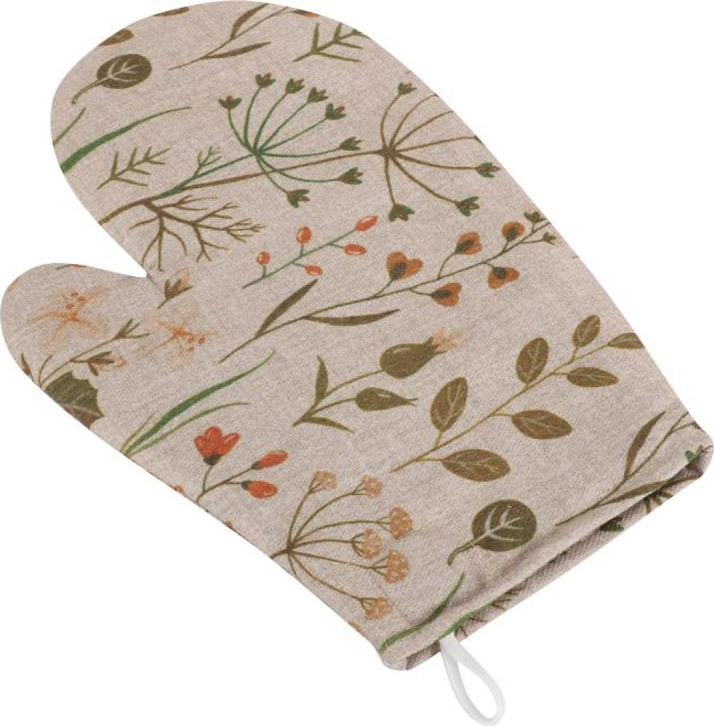 Kuchynská chňapka - 28x18 cm - Béžová, Zelená, Oranžová Obrázok produktu 