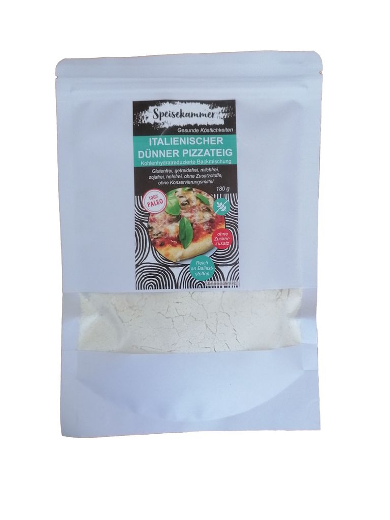180g Speisekammer Pizza Backmischung Pizzateig / glutenfrei / paleo / sojafrei / maisfrei