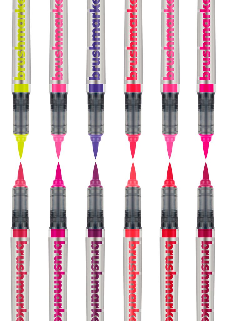 Karin Brushmarker Set Flower 12 Farben Brushpen Aquarell Stifte