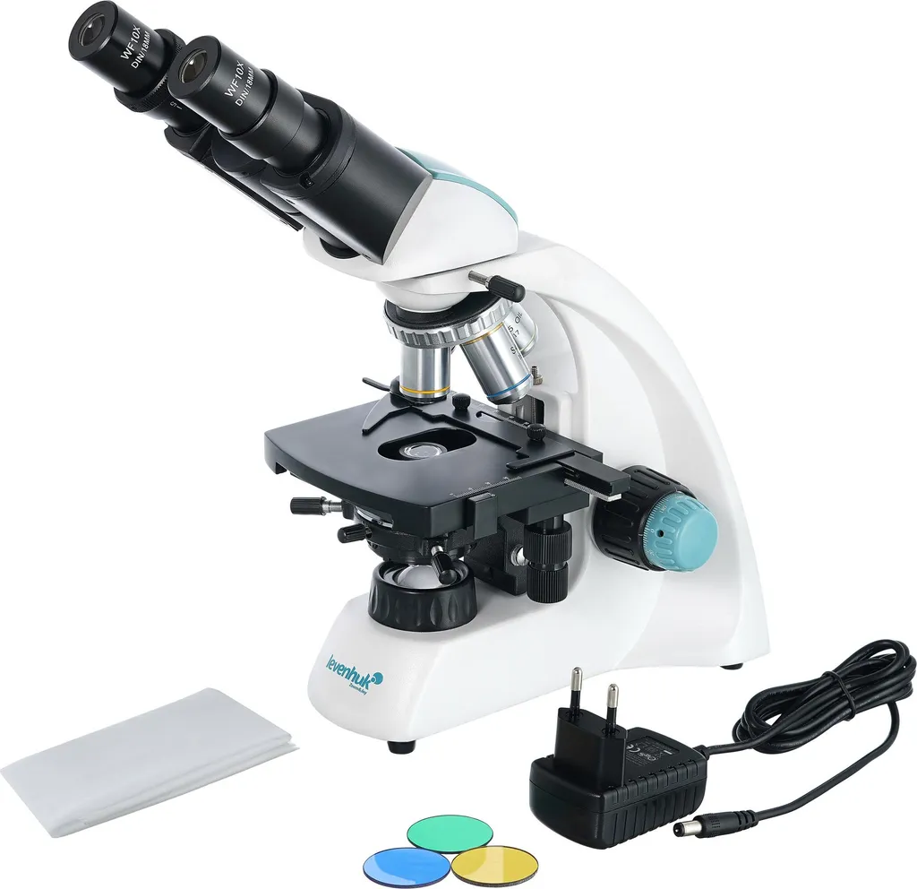 Microscope binoculaire Levenhuk 400B avec éclairage LED réglable 1000x - 2