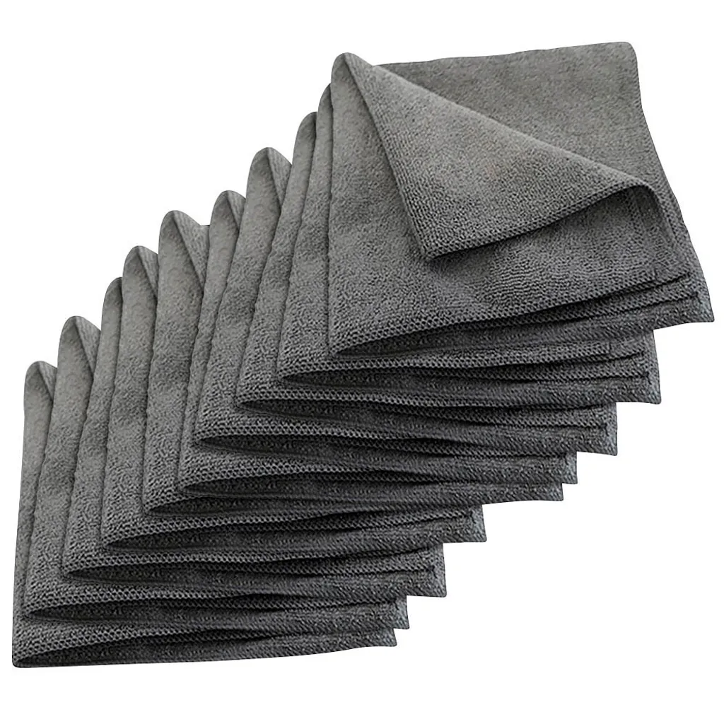 Lot de 10 lavettes microfibres réutilisables pour un ménage impeccable