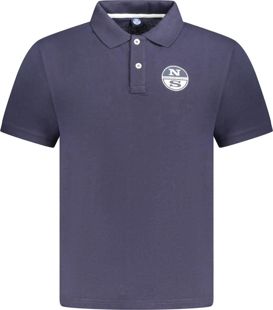 North Sails Herren KURZARM-POLO Blau 995013000_BL0802 : Größe - L Größe: L