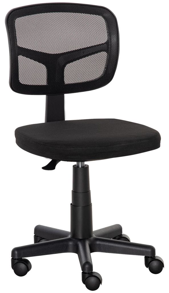 Bš¹rostuhl Ergonomischer Schreibtischstuhl. H?henverstellbarer Drehstuhl. Platzsparend Schwarz