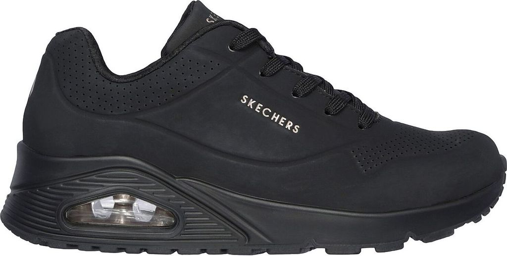 Skechers Uno Stand On Air Wide Fit Schwarz BBK Größe EU 36