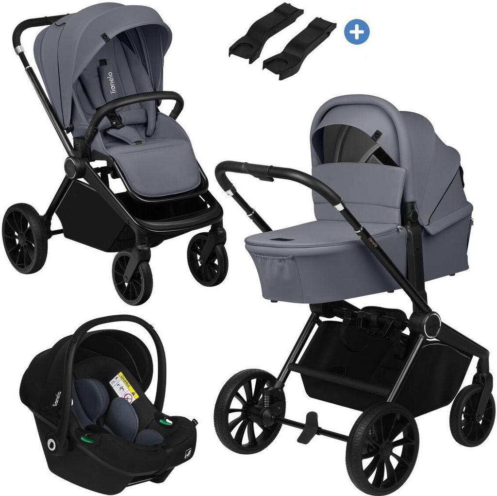 Lionelo 3-in-1 Kombi-kinderwagen set Mika Plus Productafbeelding 