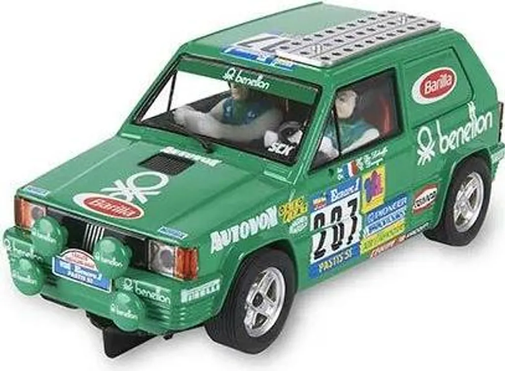 Voiture de Circuit Fiat Panda Dakar Scalextric - Modèle Réduit 1/32
