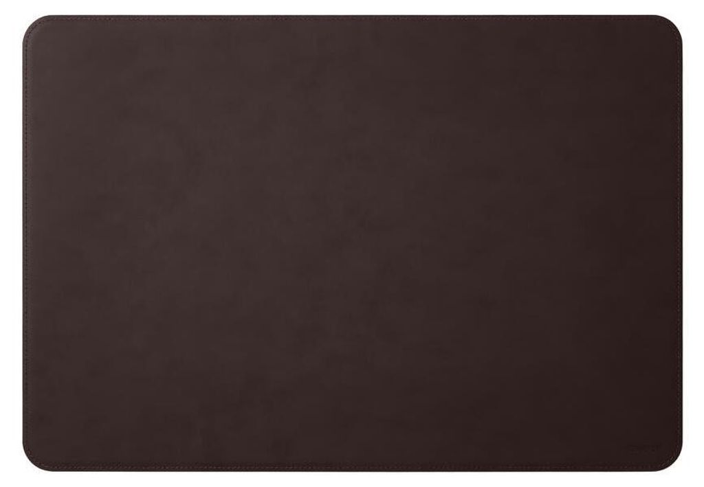 Schreibtischunterlage Hermes 90 x 60 - Leder Dunkel Braun - Produktbild 