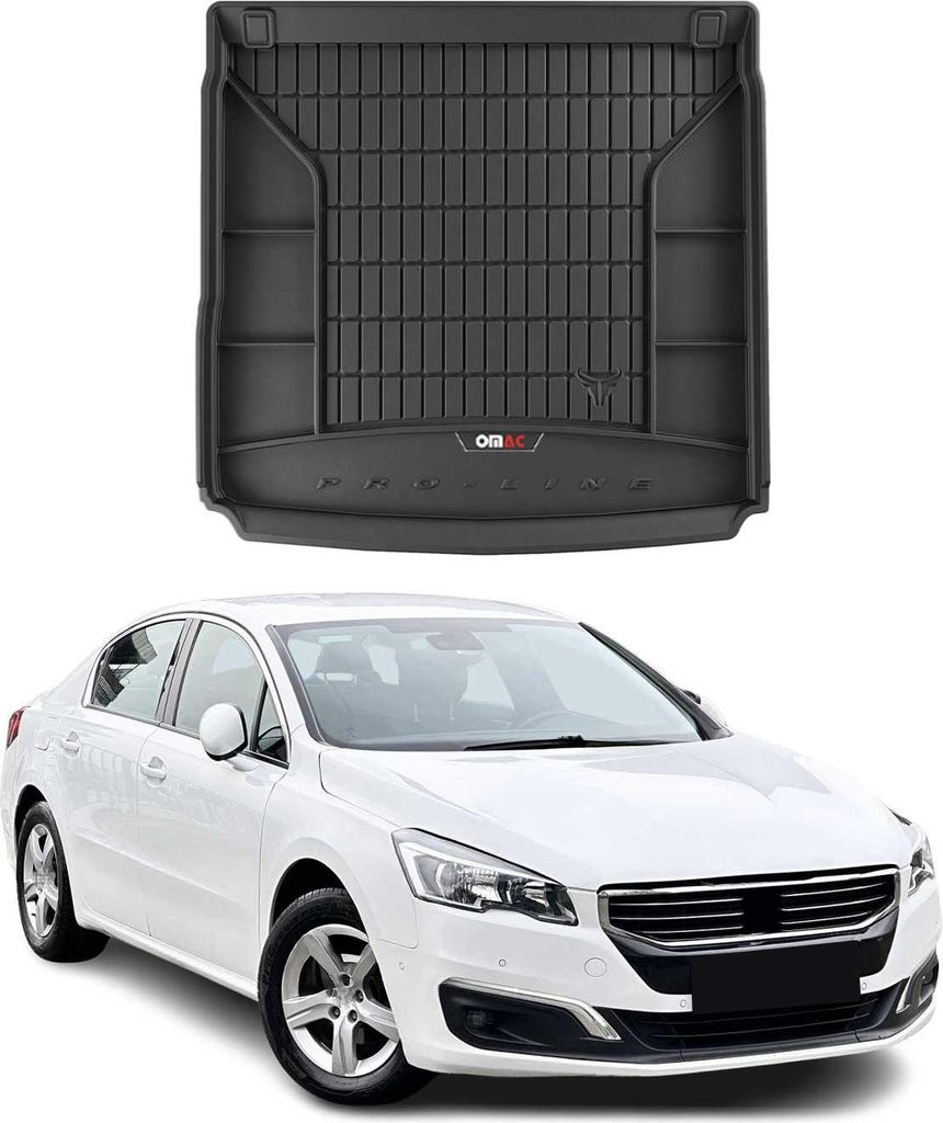OMAC Gummi Kofferraumwanne für Peugeot 508 Kombi 2011-2018 3D TPE Laderaumwanne