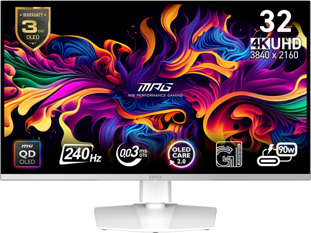 MSI MPG 321URXW QD-OLED, 80 cm (31.5"), 3840 x 2160 px, 4K Obrázek produktu 