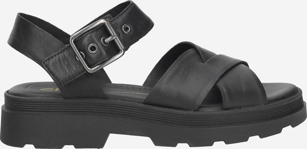 Clarks Orinoco3 Cross 26186091 4, Sandaletten in Schwarz für Damen, Größe 41,5