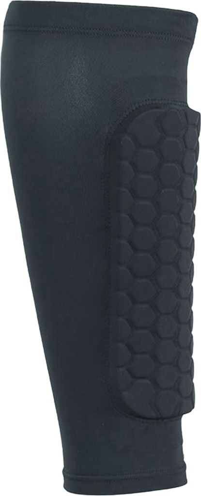 Fußball-Schienbeinschoner, Wadenkompressionsmanschette mit Wabenpolstern, Fußball-Beinschutz, Schienbeinschoner für Kinder und Erwachsene