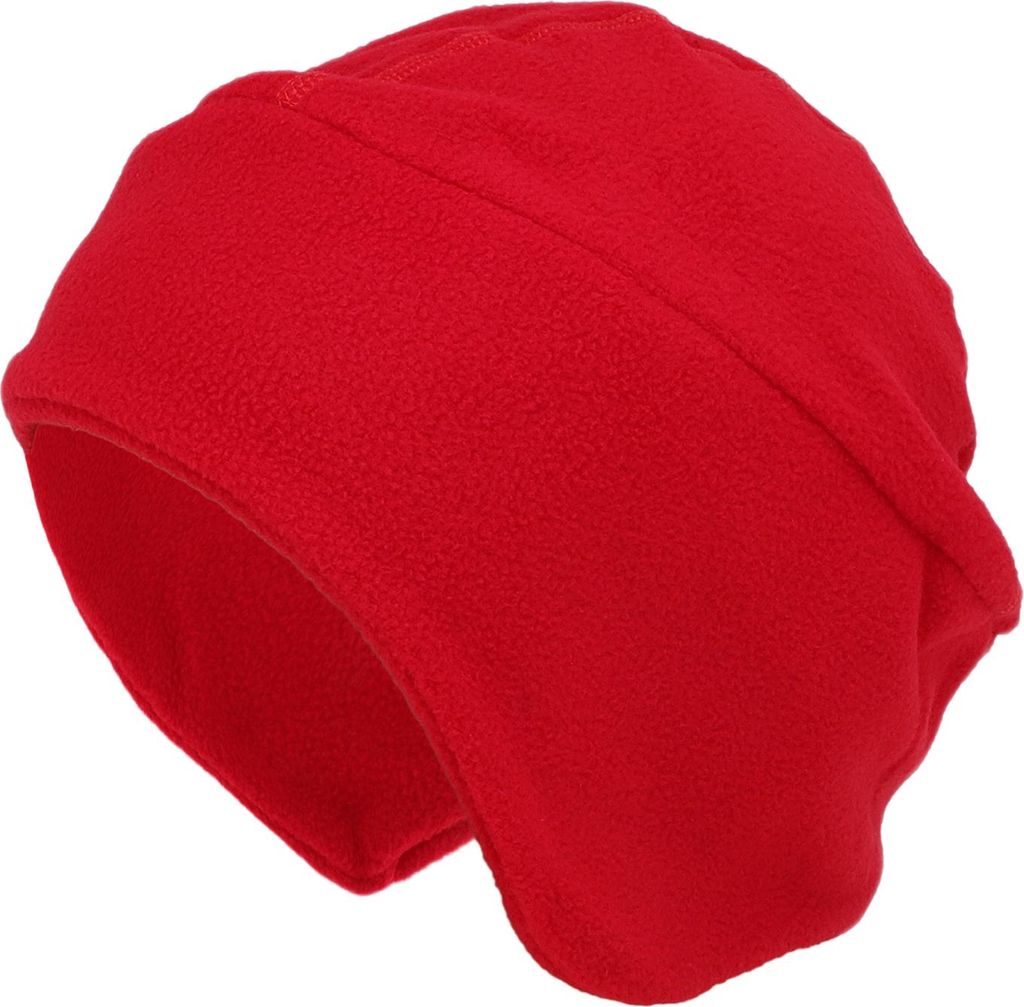 Fahrradmš¹tze W?rmende Innenmš¹tze Polar Fleece Stoff Knallrot 27x22cm 1 Stš¹ck