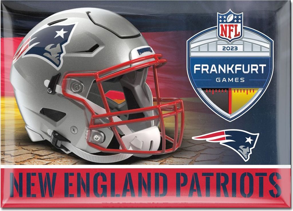 NFL Frankfurt Game Kühlschrank-Magnet New England Patriots