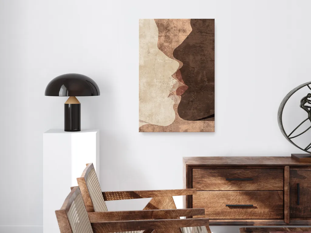 Quadro in tessuto non tessuto - Unearthly Kiss (1 Part) Vertical 40x60 cm Abstract h-C-0237-b-a - 2