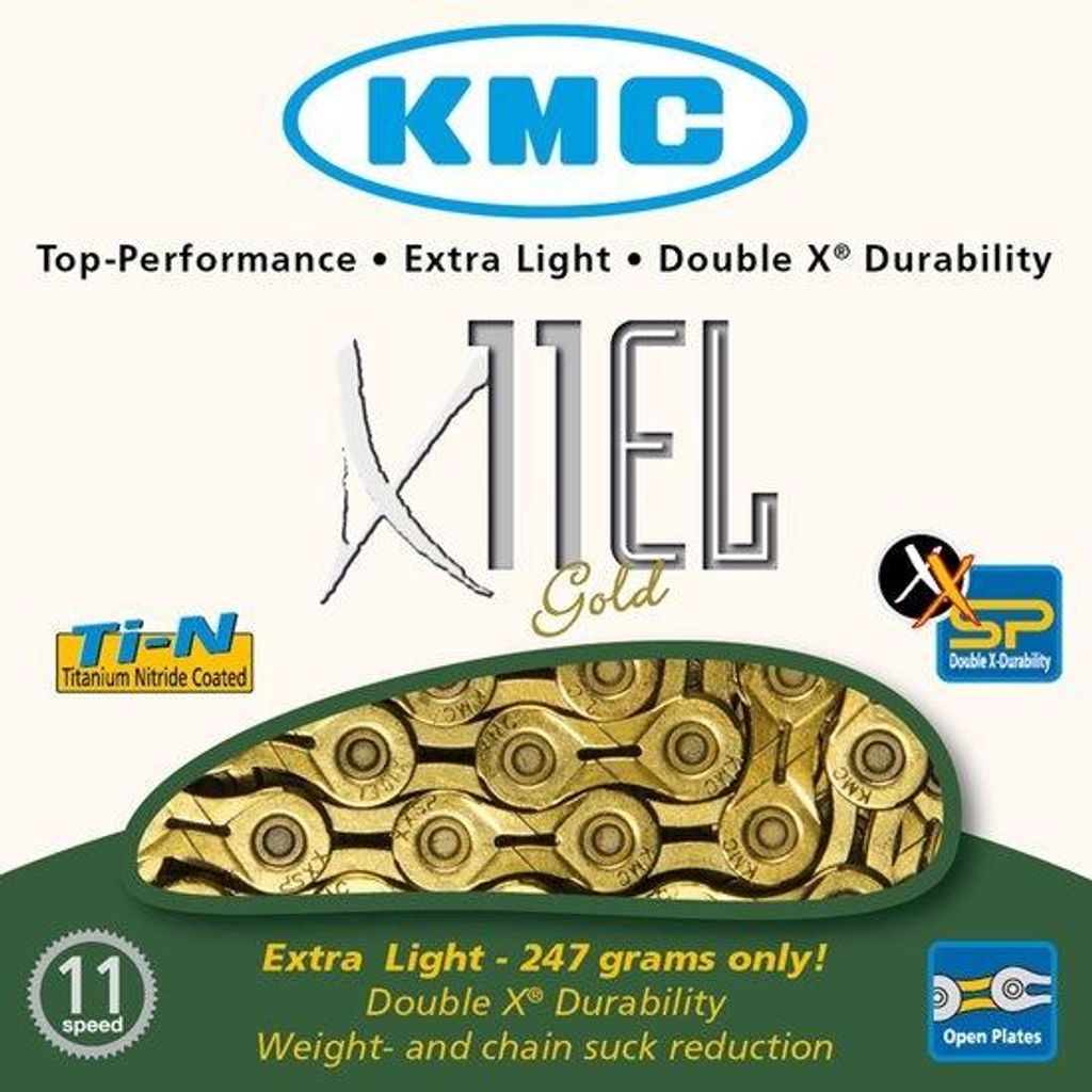 řetěz X11EL Ti-N 1/2-11/128 palců 114 článků 11S Gold Obrázek produktu 2