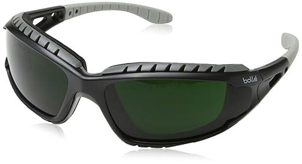 Bollé Safety TRACWPCC5, Schweißer Schutzbrille, Einheitsgröße, Schweiß Stufe 5 Serie TRACKER II, Schwarz