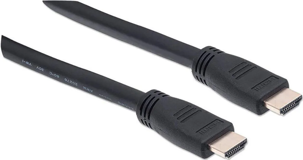 Câble HDMI 4K 10m sans perte de signal Manhattan blindé certification CL3 - 2