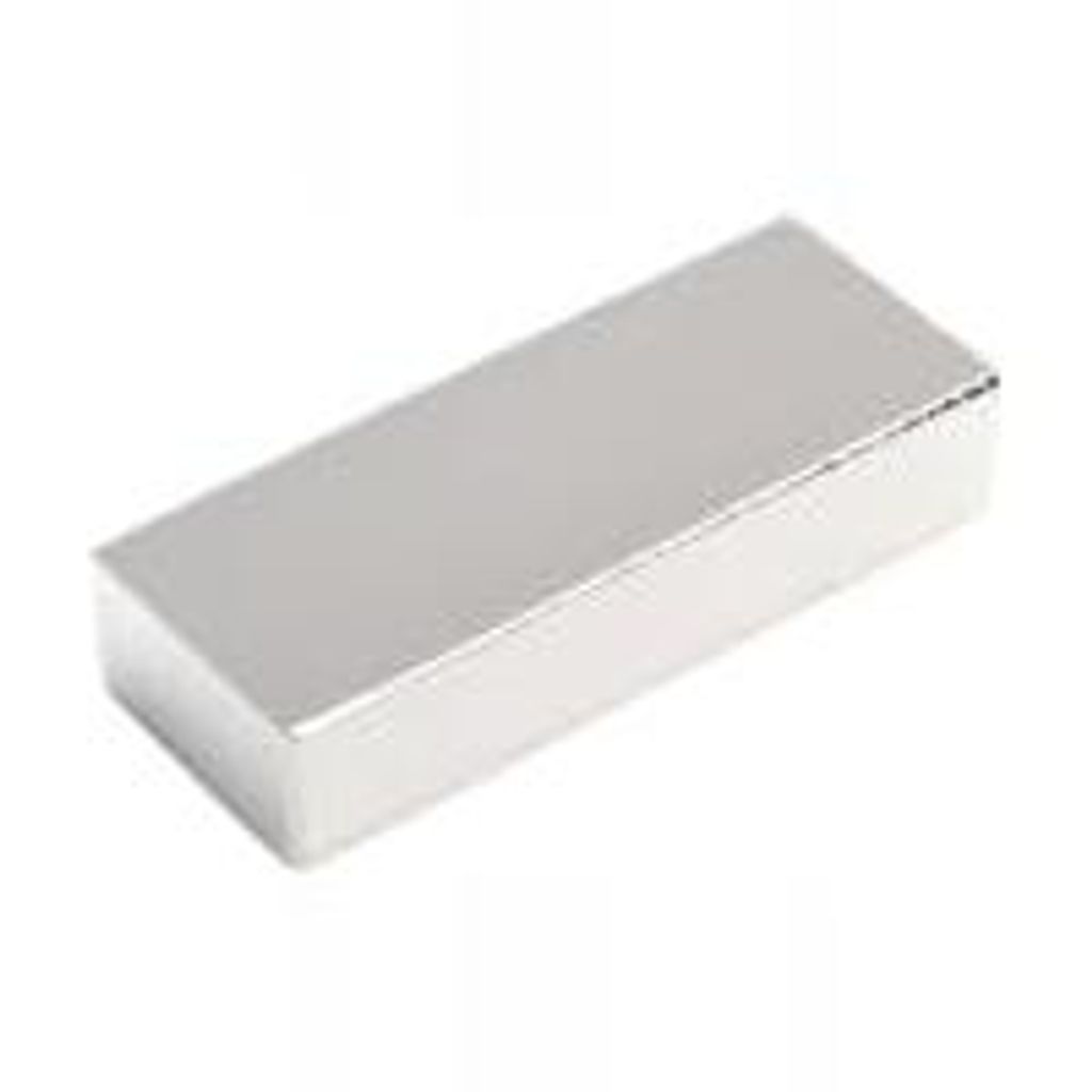 Top Magnesy - 1 Stück Neodym Magnete 50x20x10 mm N38H hitzebeständig bis 120 °C - extra starke Haftmagnete für Montage, Werkstatt & Industrie