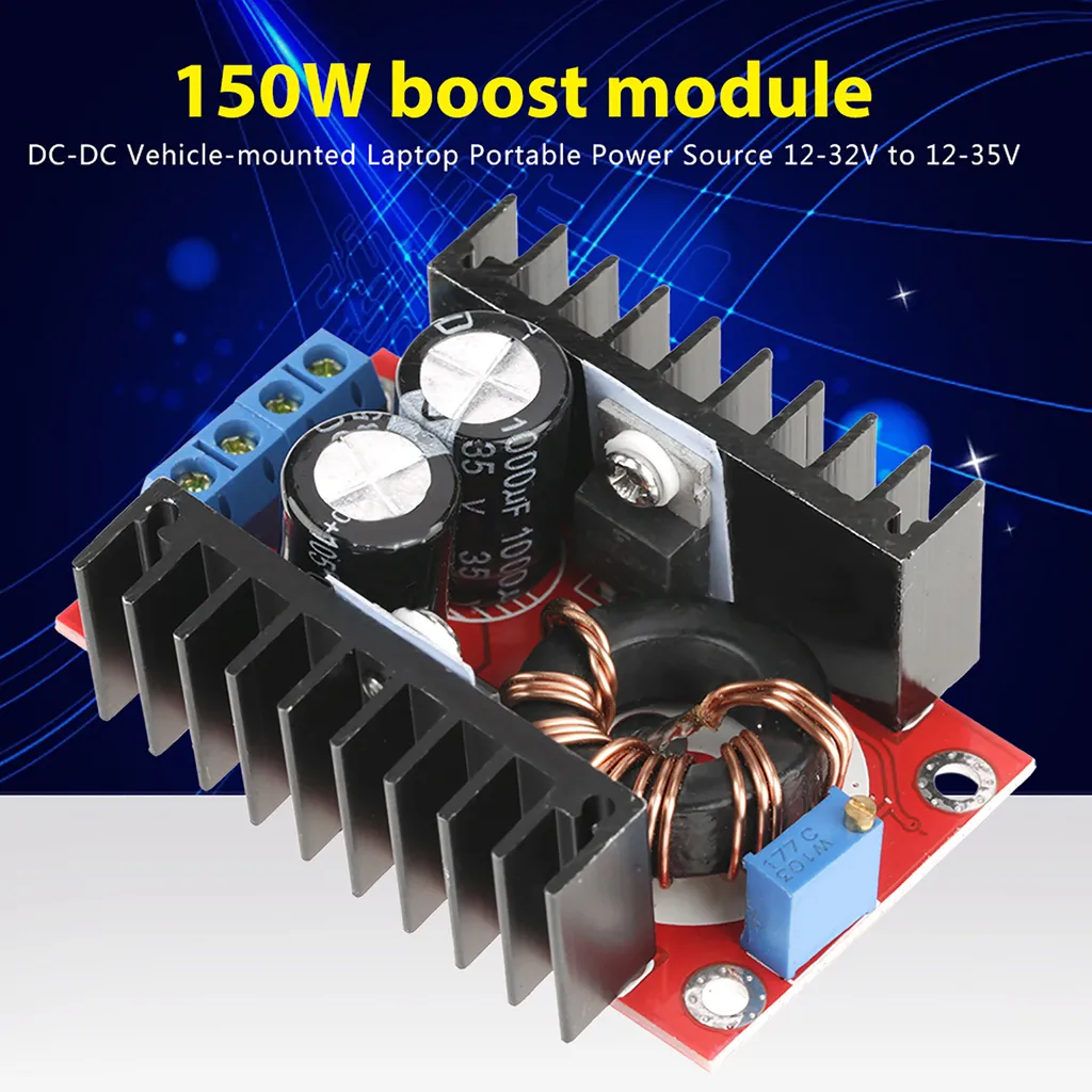 Modulo Step Up Boost per Pannelli Solari e Accumulo DC-DC - 2