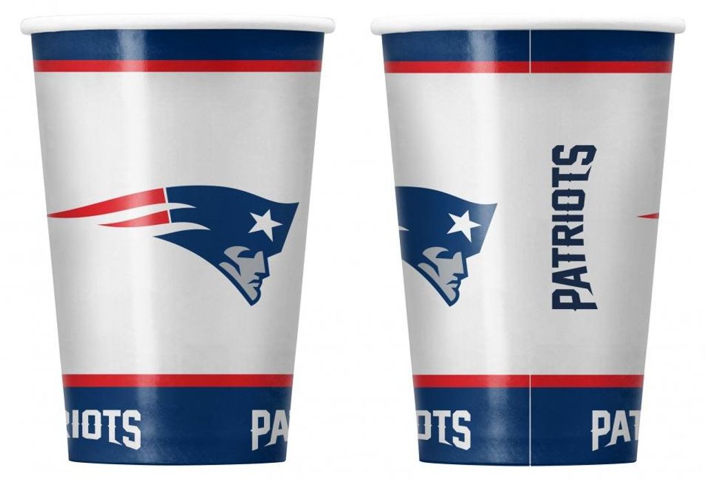 New England Patriots Pappbecher Set (20 Stk) 400ml