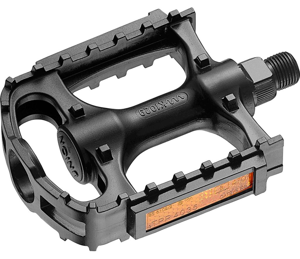Pedale a piattaforma MTB 872 9/16 pollici set nero Immagine del prodotto 