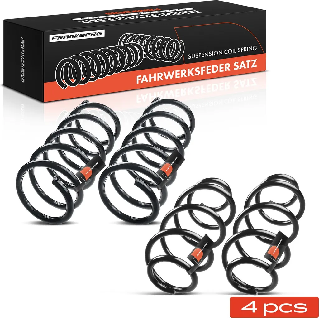 Jeu de 4 Ressorts de Suspension pour Ford Mondeo IV Break BA7 2.2L TDCI