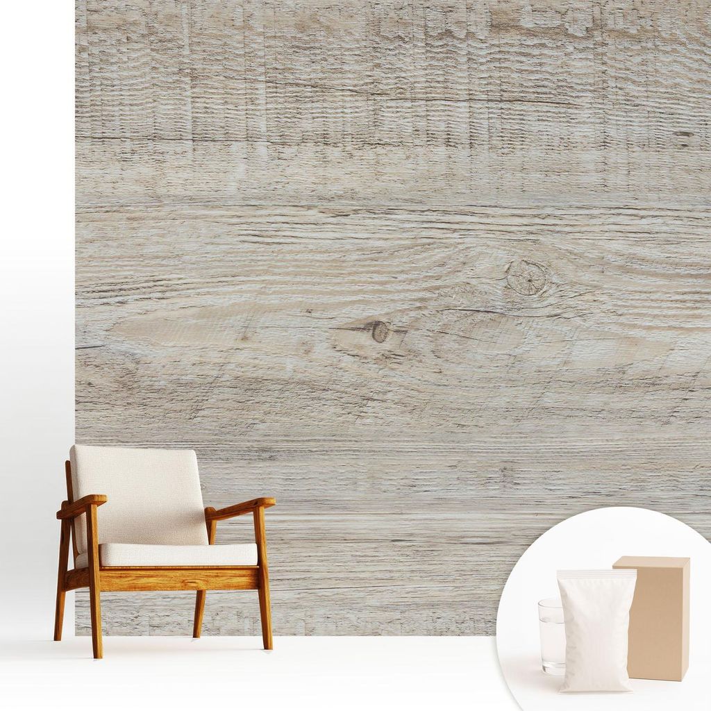 Fototapete - 250x250 cm - Tapete - Wandtapete - Wandbilder - Dekofolie - Tapete Folie - Wand - Dekoration - Wohnzimmer - Holzringe