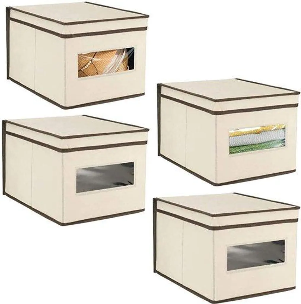 Boîte de rangement anti-poussière pour protéger vos vêtements Taupe