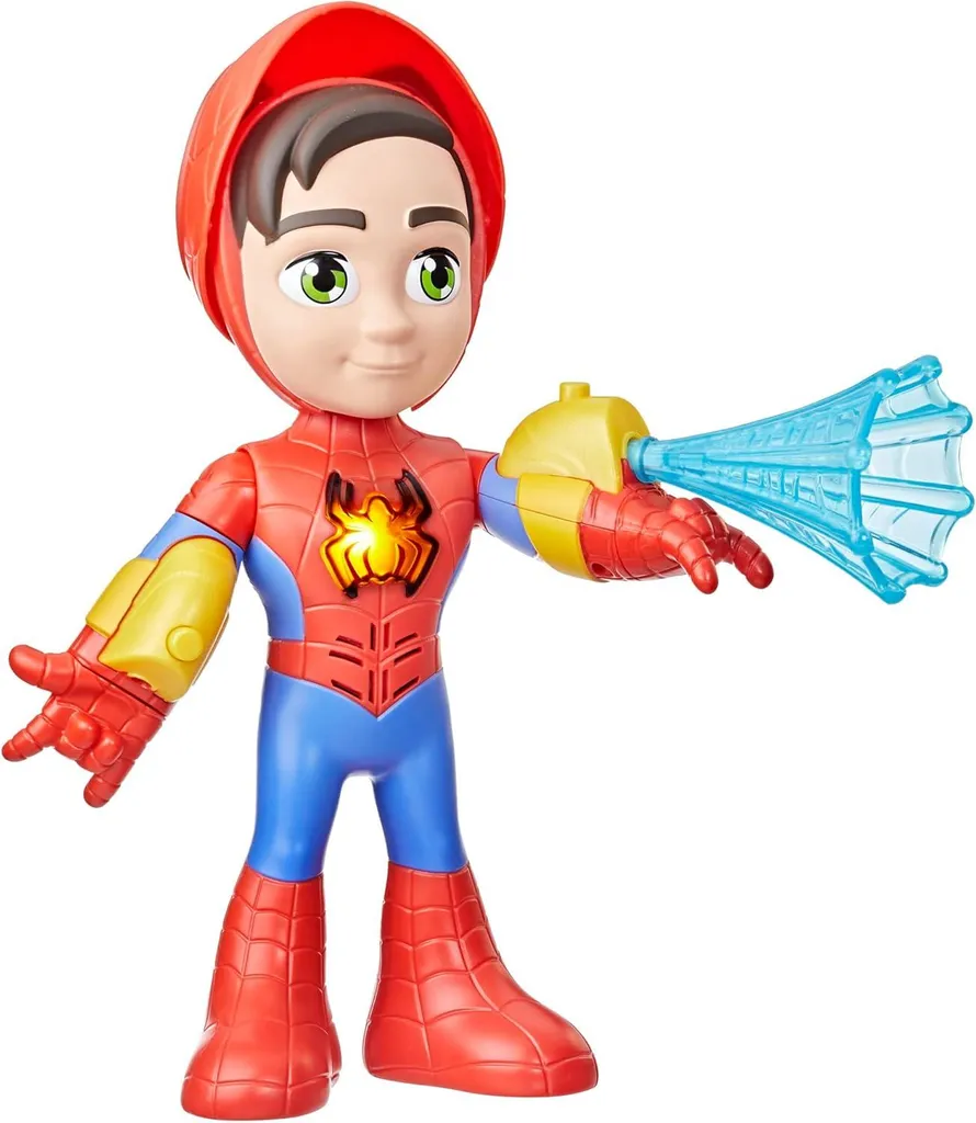 Figurine Spidey 25 cm Interactive avec Sons et Lumières Marvel F8317 Rouge - 4