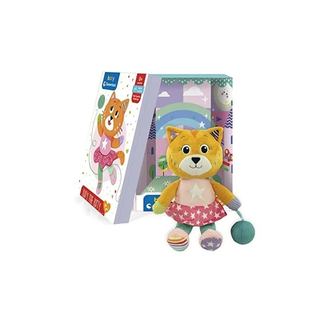 Peluche chat Clementoni Katy 0 mois avec boîte de jeu interactive - 4