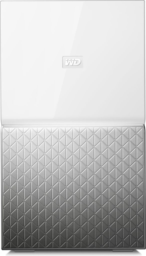 Western Digital My Cloud™ Home Duo, NAS, 8 TB, Weiss/Silber Produktbild 