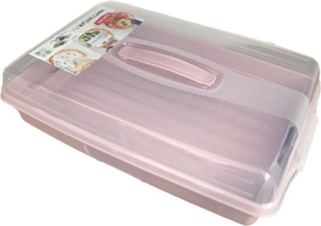 Plastová nádoba na dorty CURVER 29,5 x 45 cm růžová Obrázek produktu 3