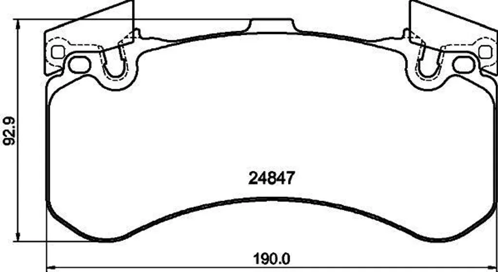 Plaquettes de frein anti-bruit pour Audi A6 A7 A8 - Solution 4G0698151AB