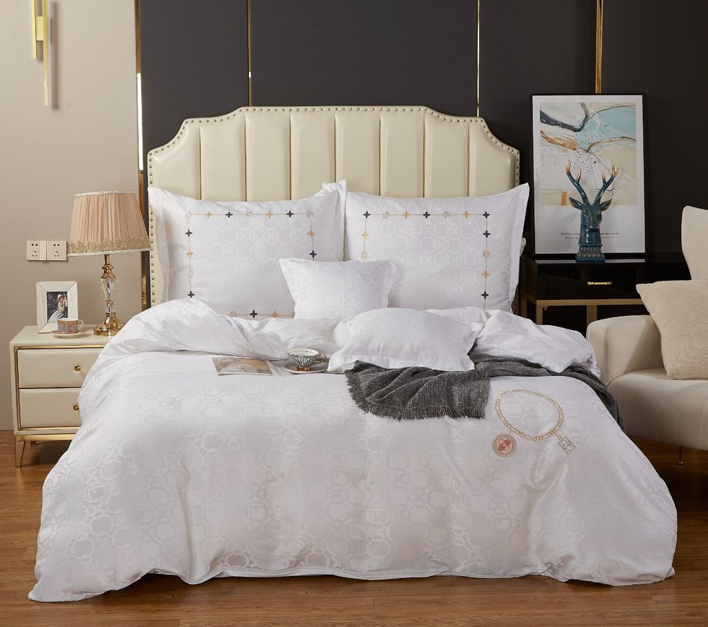 Bettwäsche 160X200, Baumwolle, Satin-Bettwäsche, Kissenbezüge 70X80, Kissenbezüge 40X40