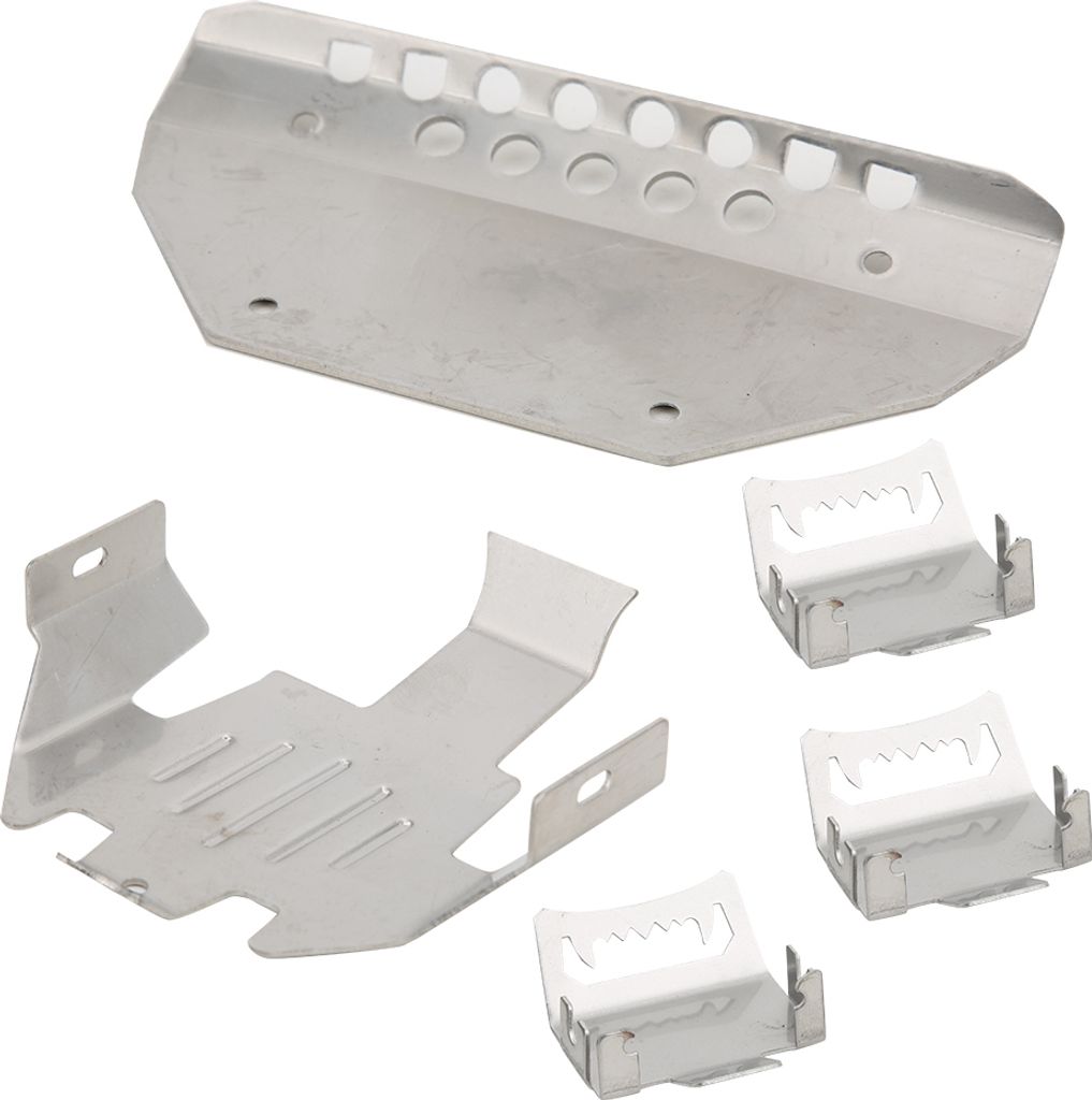 Rüstungen Schutzplatte,Rüstungen Skid Plate,Edelstahl Rüstungen Platte,Chassis Rüstungen Anzug,RC Car Zubehör